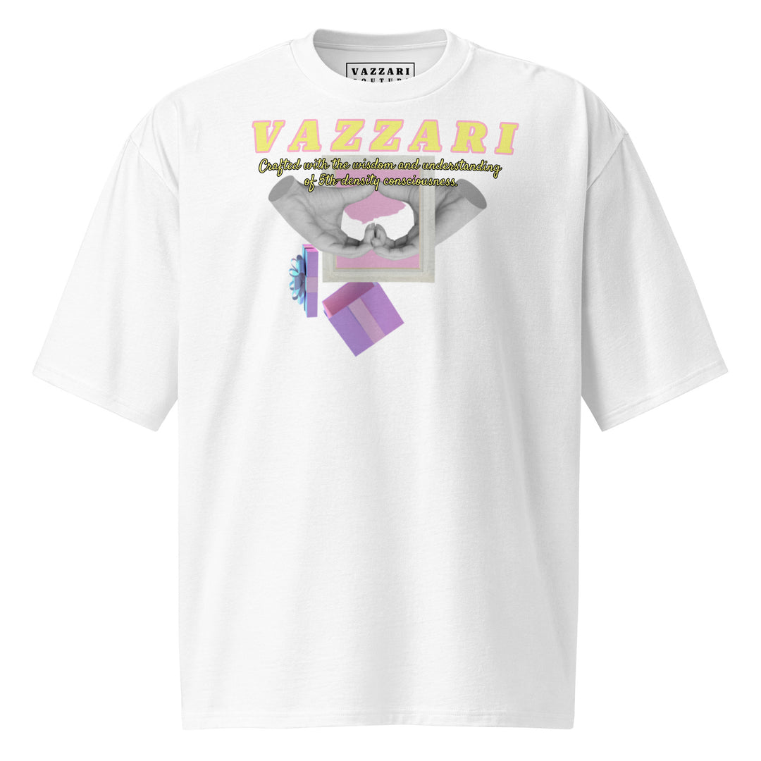 Vazzari Pure Code Heavy Tee – Love on a clean white background