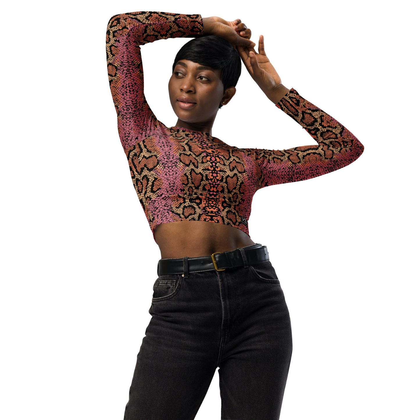 VZI Long Sleeve Crop Top