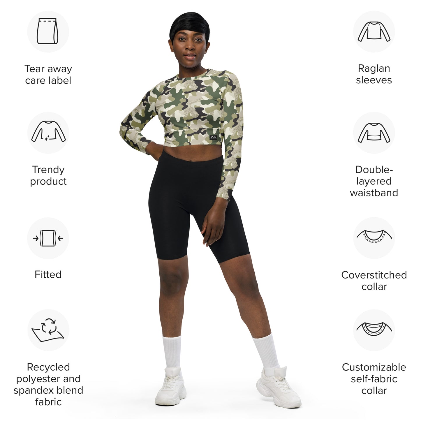 Long Sleeve Crop Top