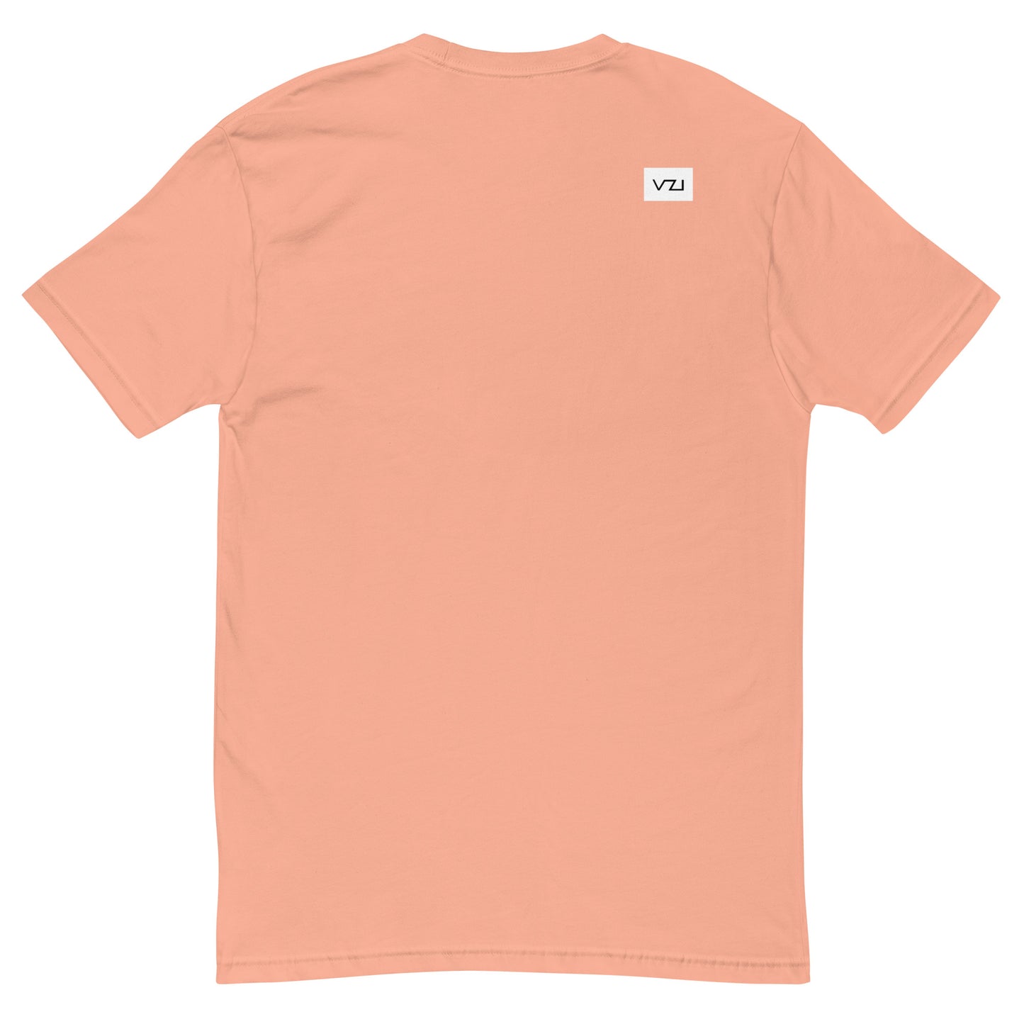 VZI Couture: Men's Fitted T-Shirt - Digital Meditation, Smart Casual, Streetwear