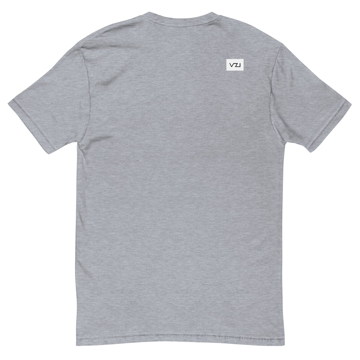 VZI Couture: Men's Fitted T-Shirt - Digital Meditation, Smart Casual, Streetwear