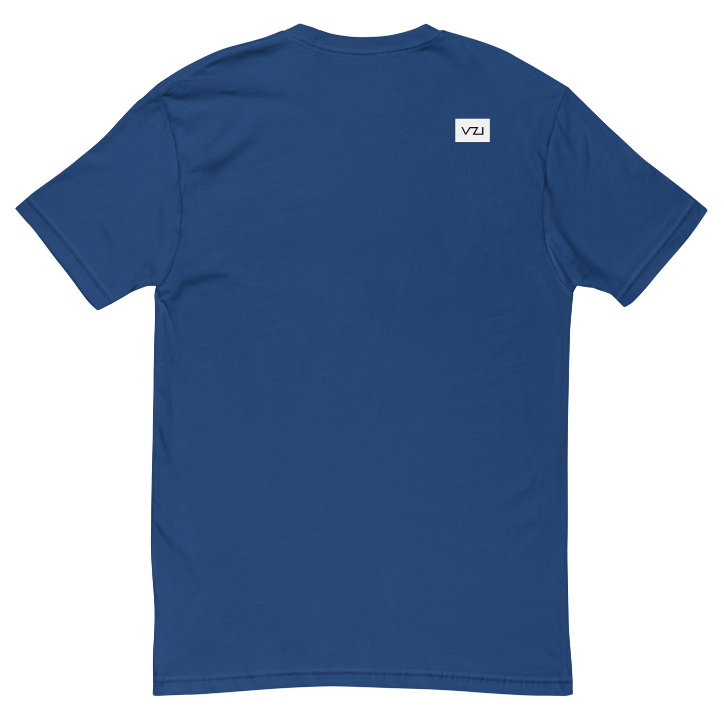 VZI Couture: Men's Fitted T-Shirt - Digital Meditation, Smart Casual, Streetwear