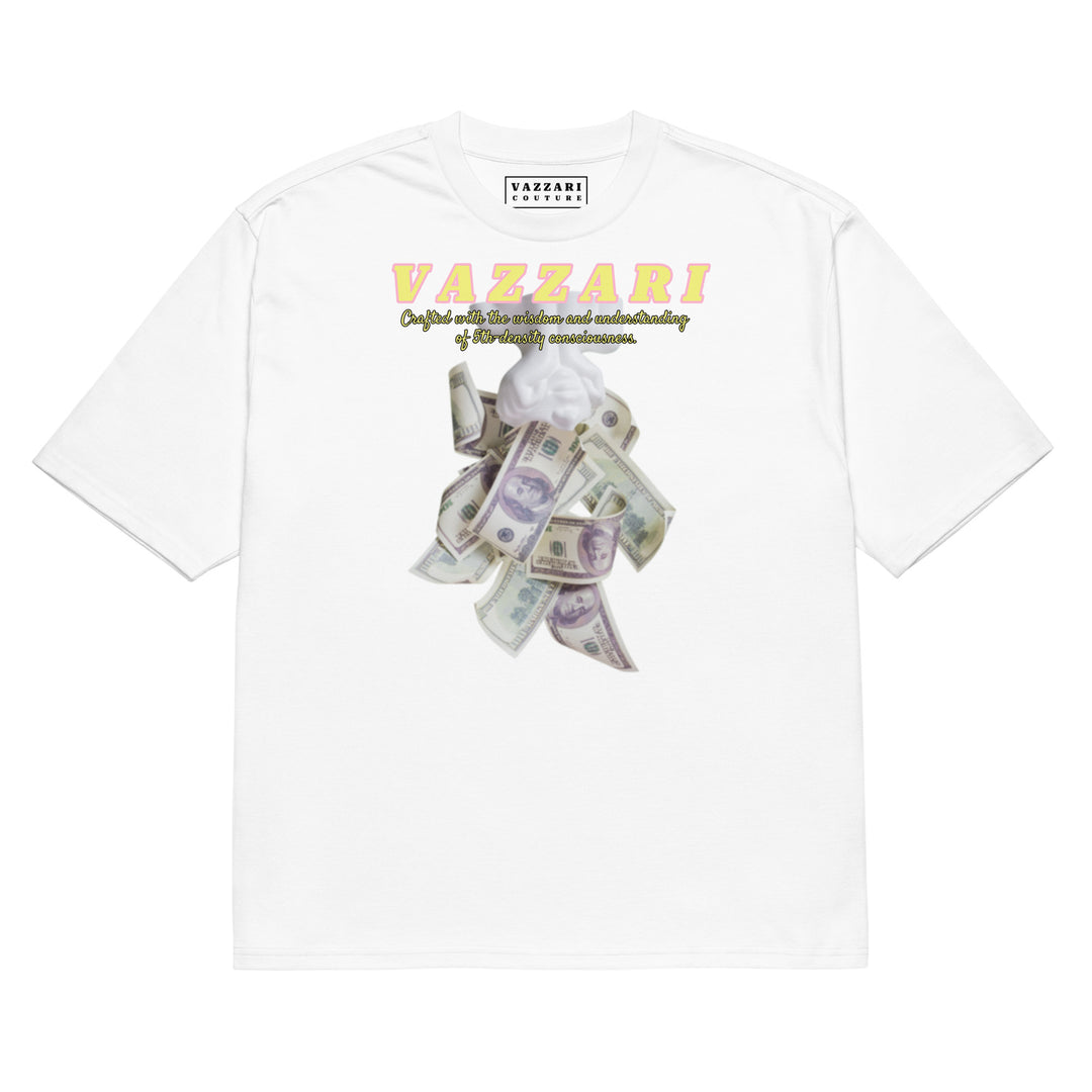 Vazzari Pure Code Heavy Tee – Cash on a clean white background