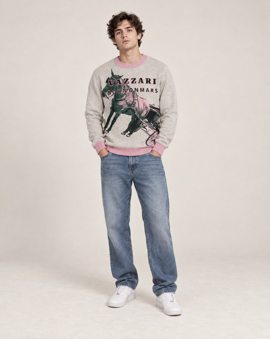 Vazzari Born On Mars Knit – Horse worn by model (man)