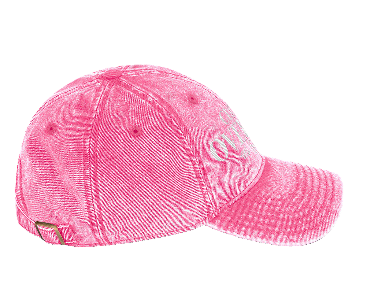Vazzari Vintage Twill Cap – Pink