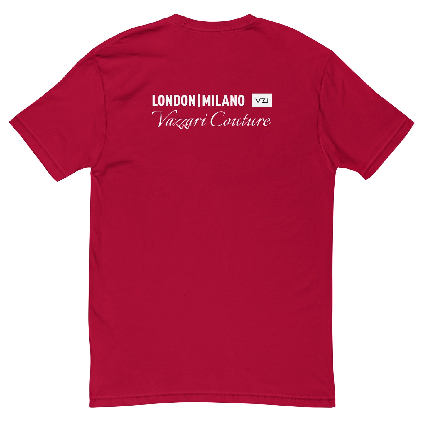 VZI Couture C. : Men's Fitted T-Shirt: London Milano Couture Connoisseur