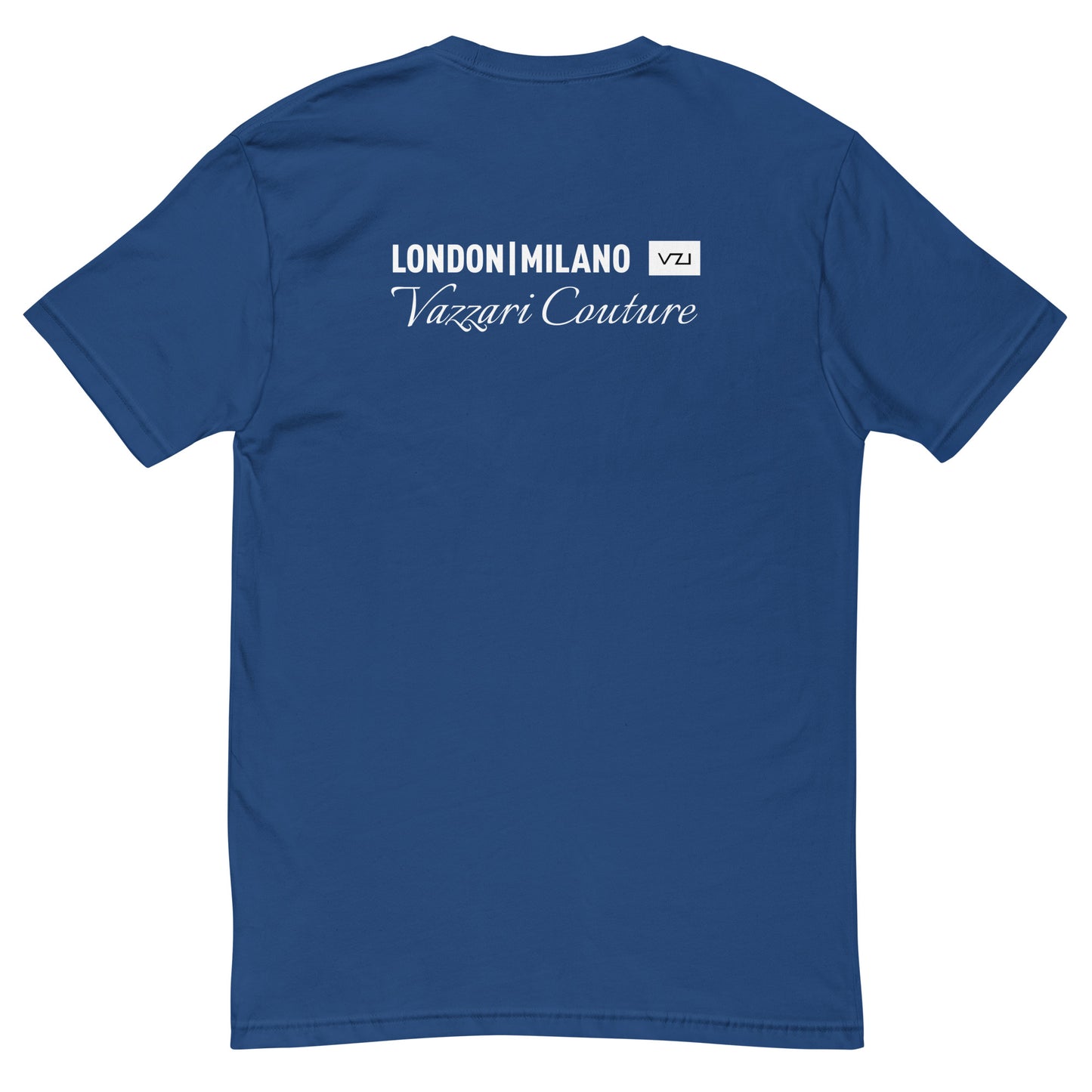 VZI Couture C. : Men's Fitted T-Shirt: London Milano Couture Connoisseur