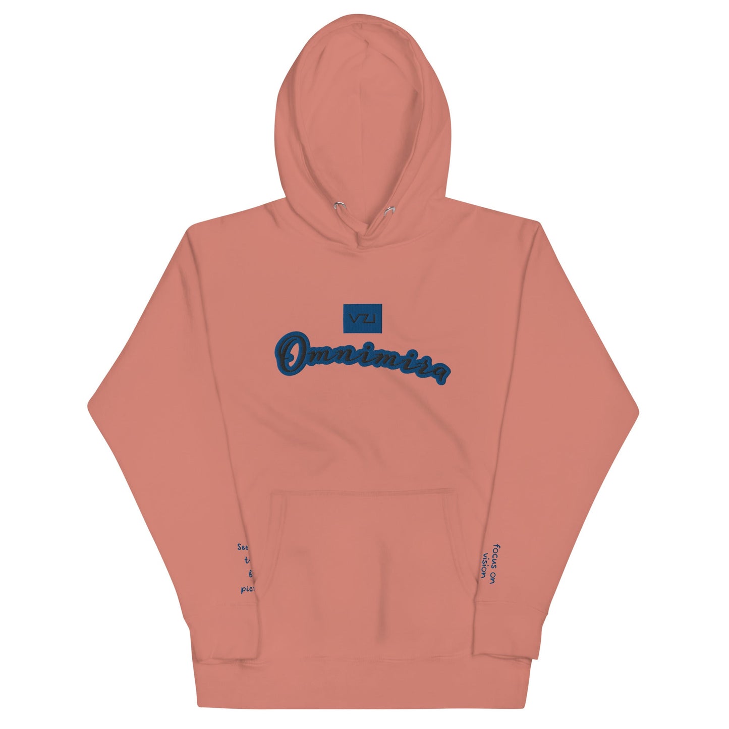 Omnimira: Women's Hoodie - Cotton Heritage: Seeing beyond the obvious - Vazzari Couture