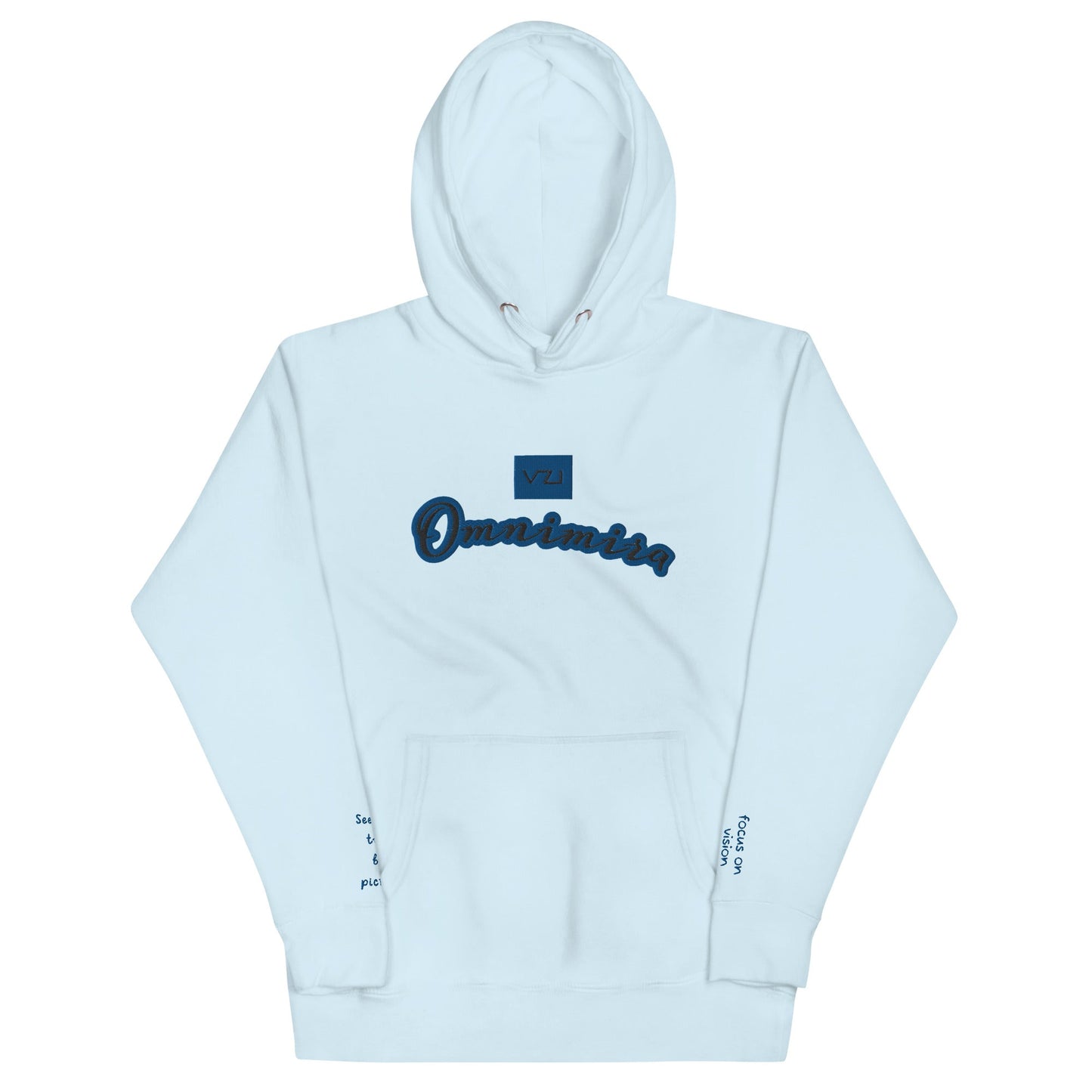 Omnimira: Women's Hoodie - Cotton Heritage: Seeing beyond the obvious - Vazzari Couture