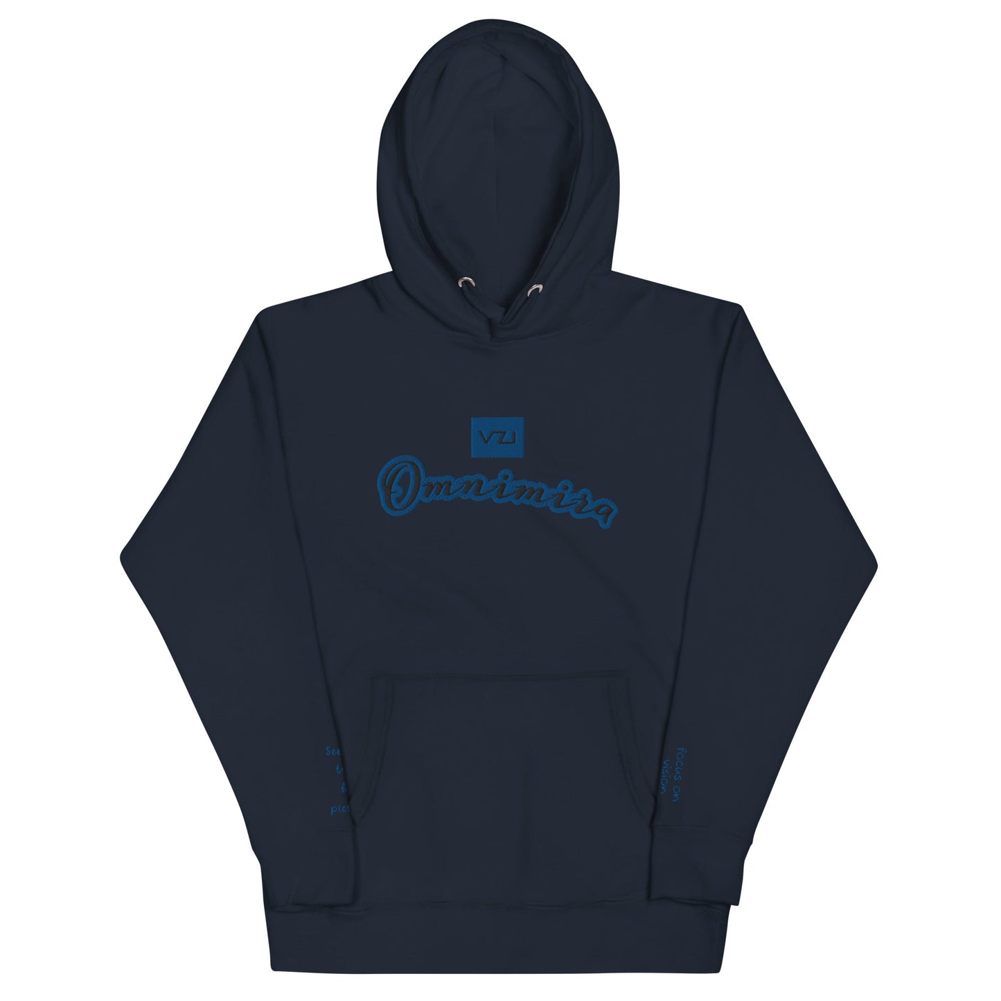 Omnimira: Women's Hoodie - Cotton Heritage: Seeing beyond the obvious - Vazzari Couture