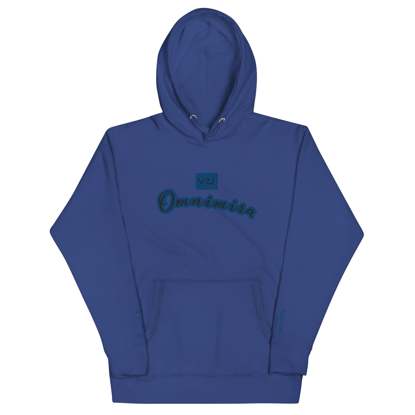 Omnimira: Women's Hoodie - Cotton Heritage: Seeing beyond the obvious - Vazzari Couture