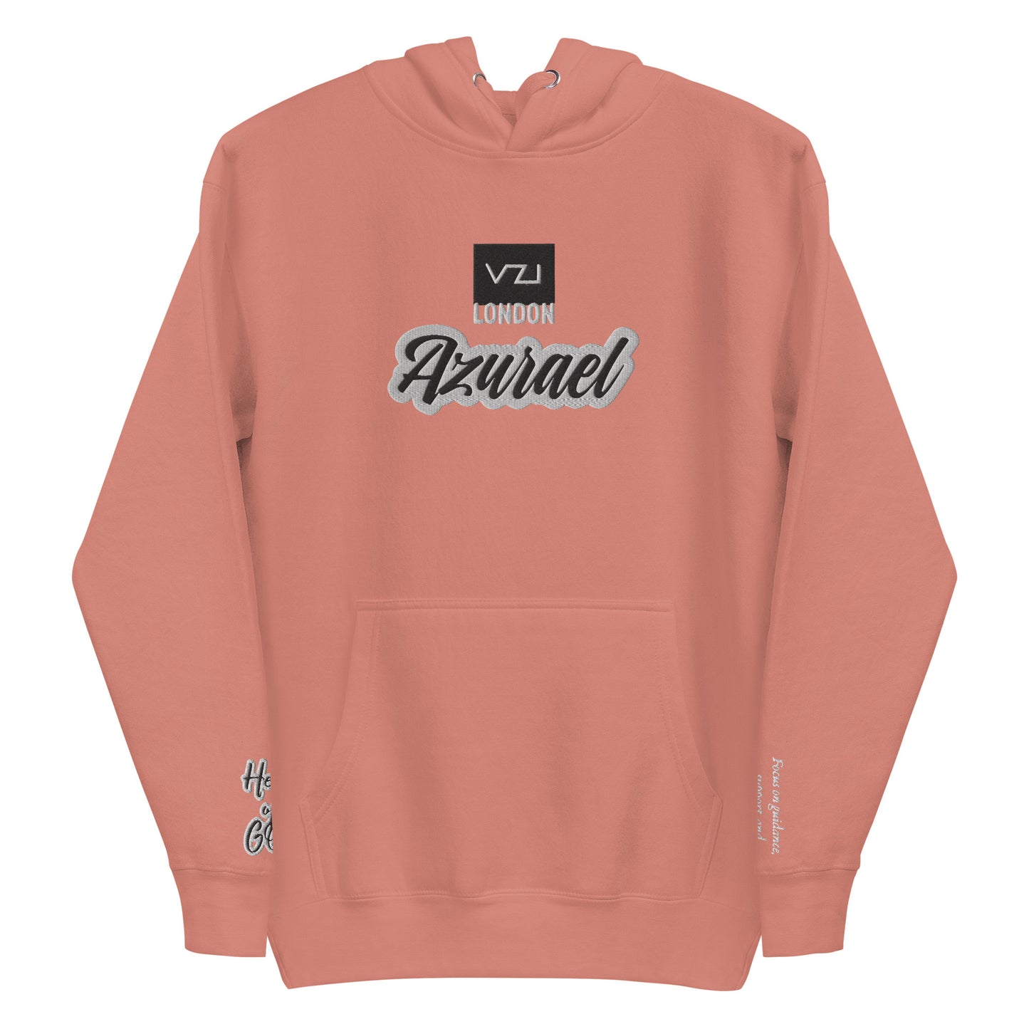 Azurael : Sweat à capuche pour homme, coton classique : Concentrez-vous sur les conseils, le soutien et la connexion spirituelle (Aide de Dieu)