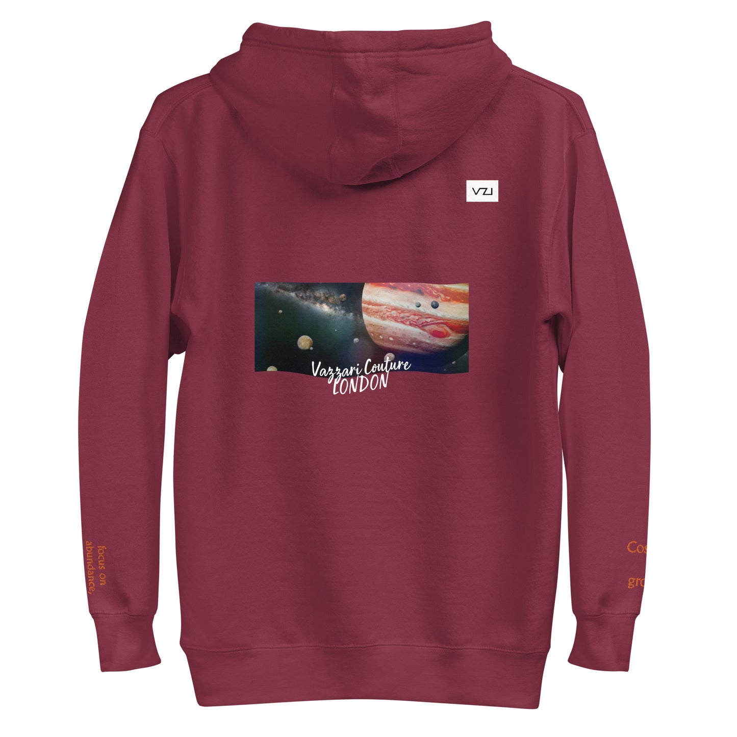 Jovianova: Unisex Hoodie, Classic Cotton: Focus on abundance, growth, and success(Cosmic growth)