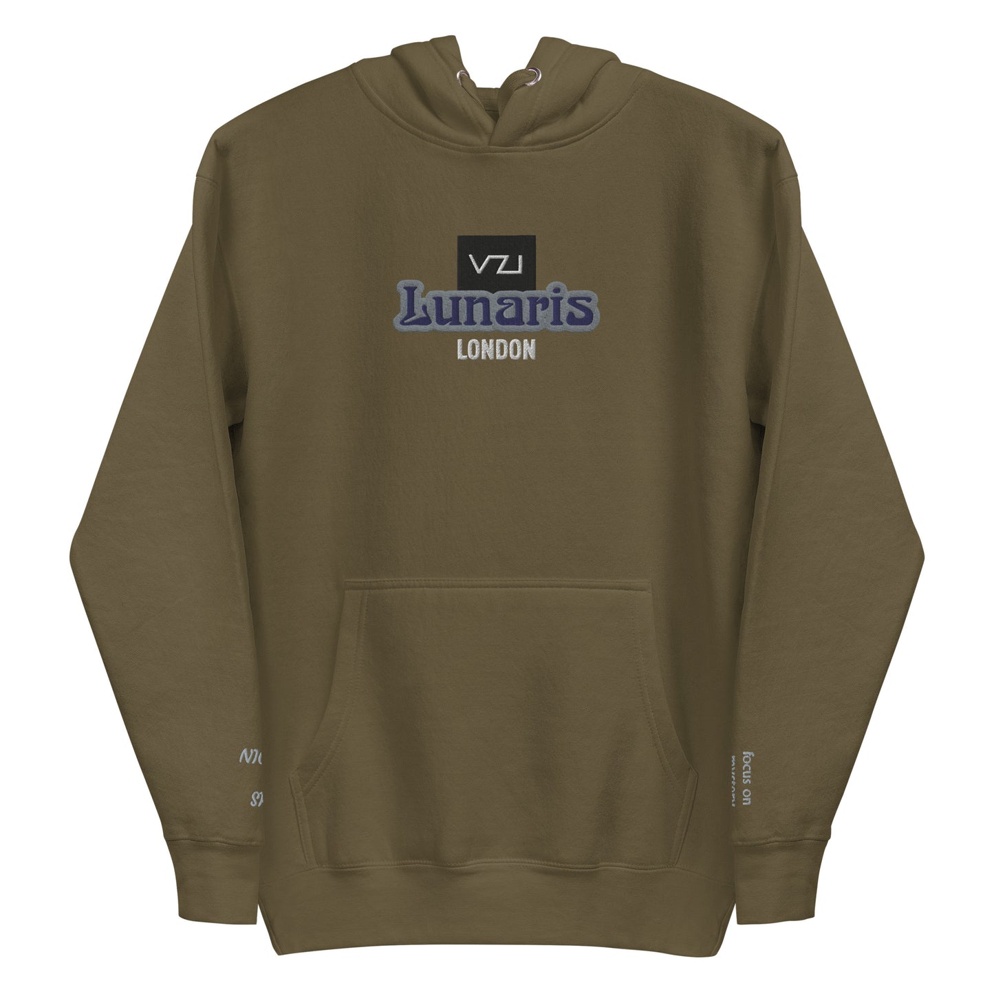 Lunaris: Unisex-Hoodie, klassische Baumwolle: Fokus auf Mysterium und Intuition (Nachthimmel)