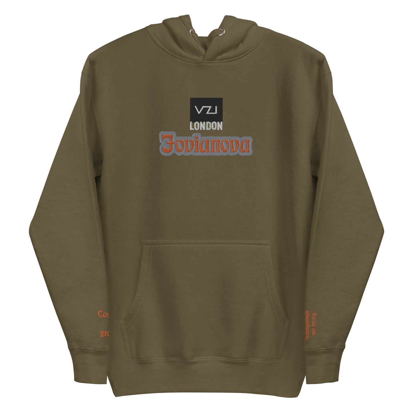 Jovianova: Unisex Hoodie, Classic Cotton: Focus on abundance, growth, and success(Cosmic growth)