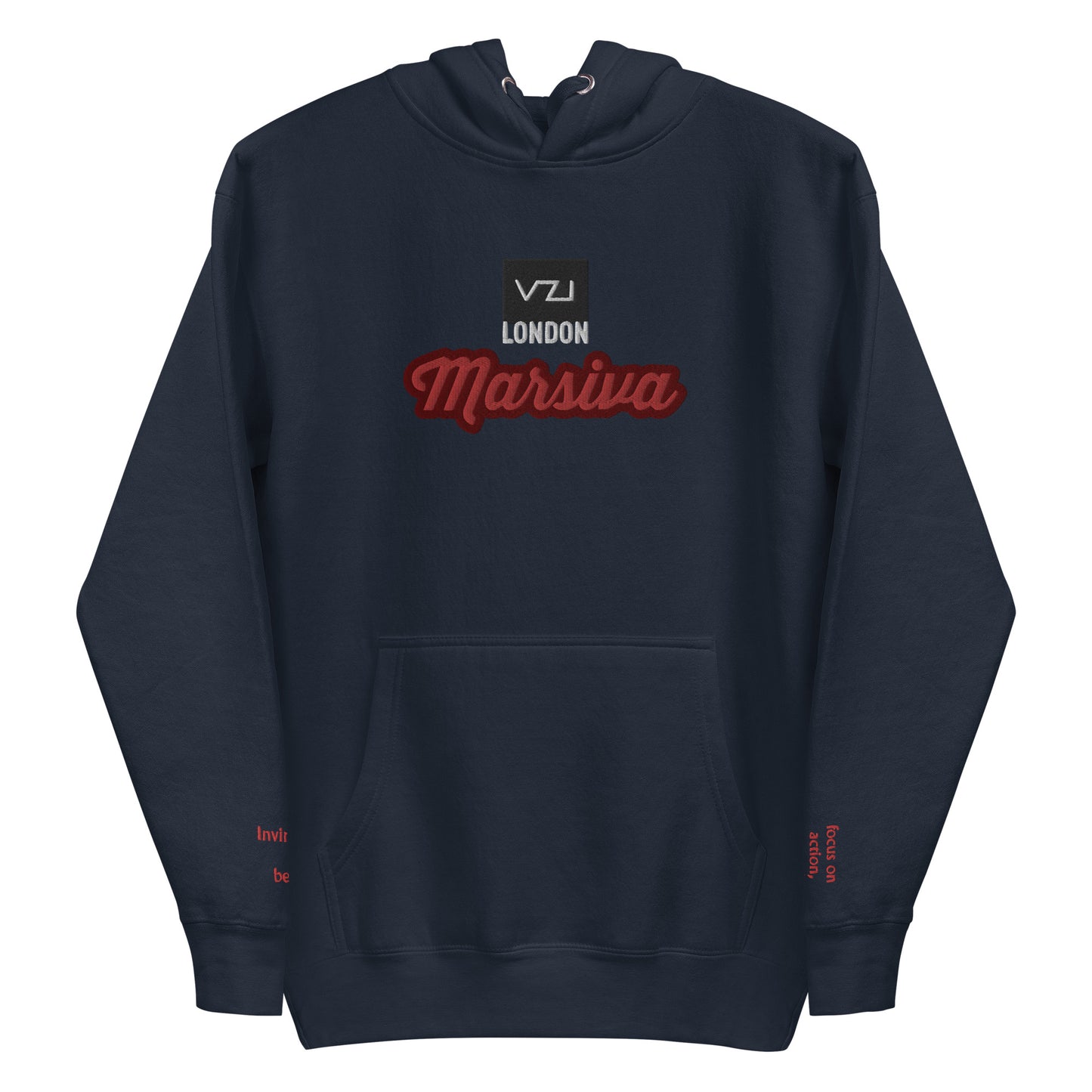VZI Marsiva Unisex Hoodie - Classic Cotton for Action, Strength, and Power