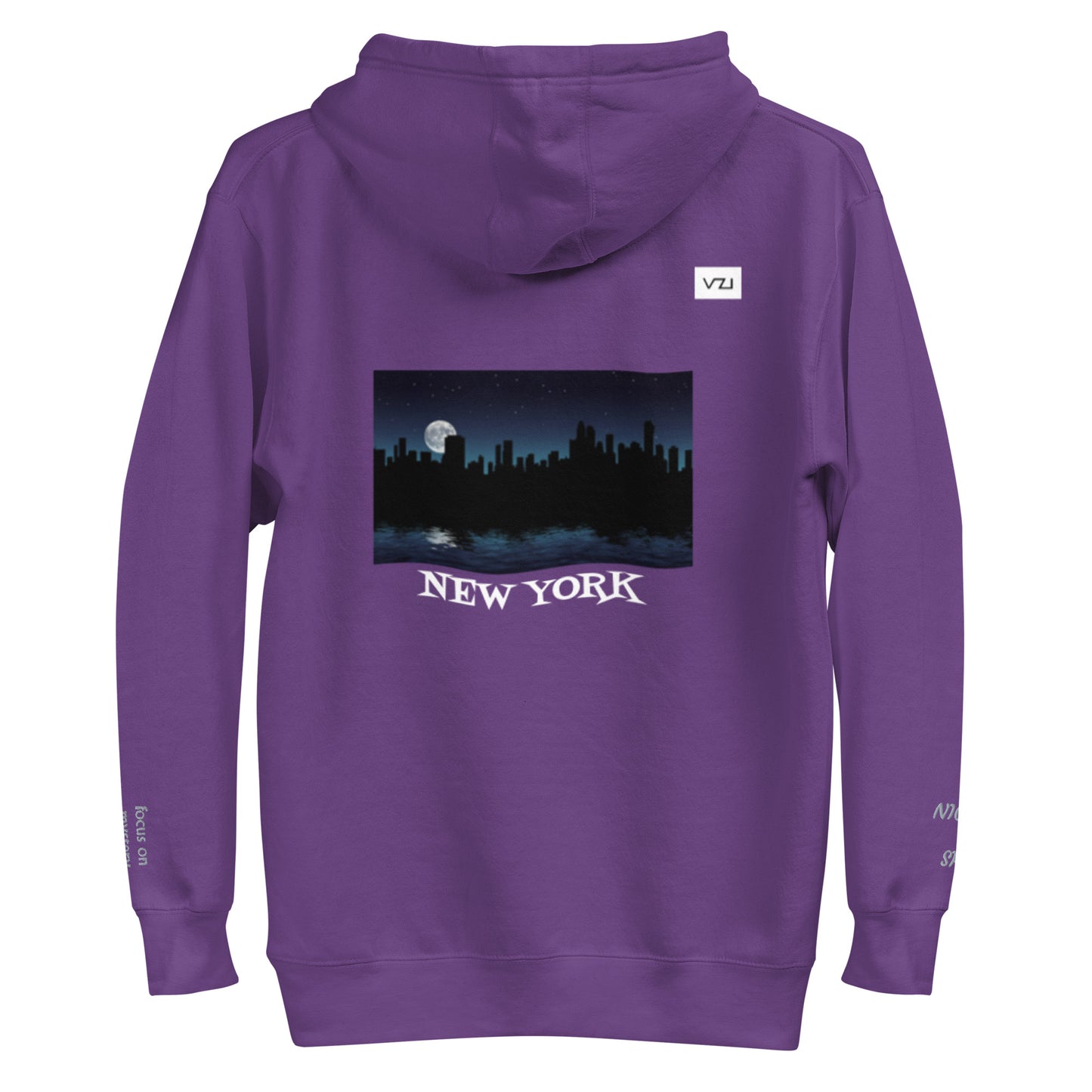Lunaris: Unisex-Hoodie, klassische Baumwolle: Fokus auf Mysterium und Intuition (Nachthimmel)