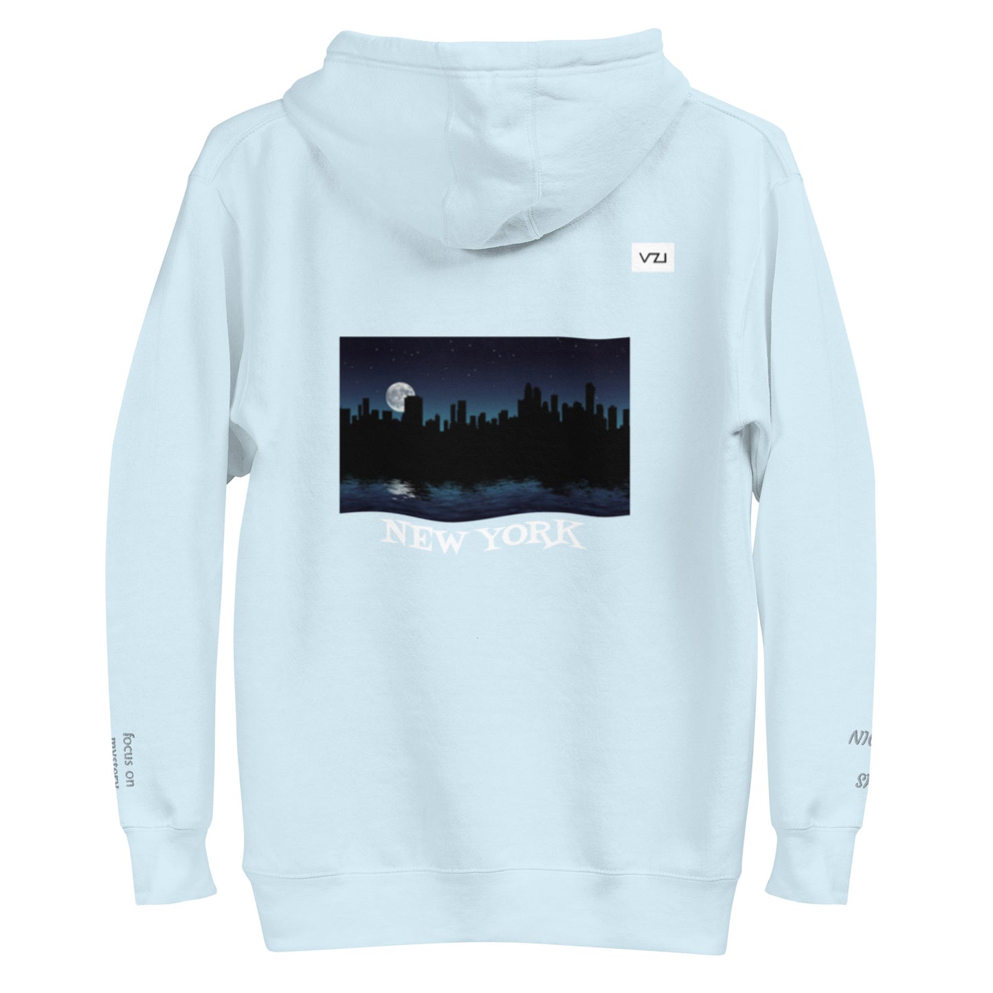 Lunaris: Unisex-Hoodie, klassische Baumwolle: Fokus auf Mysterium und Intuition (Nachthimmel)