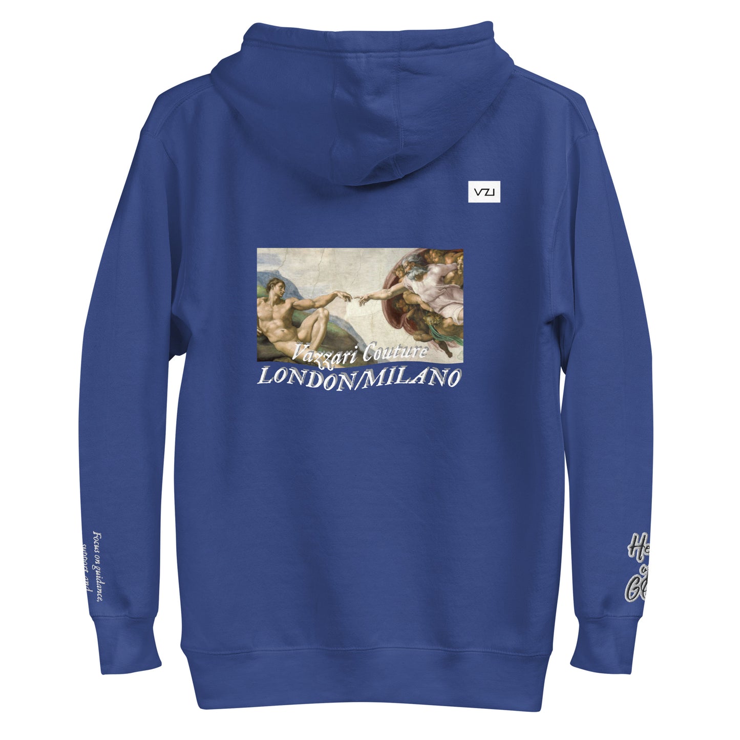 Azurael : Sweat à capuche pour homme, coton classique : Concentrez-vous sur les conseils, le soutien et la connexion spirituelle (Aide de Dieu)