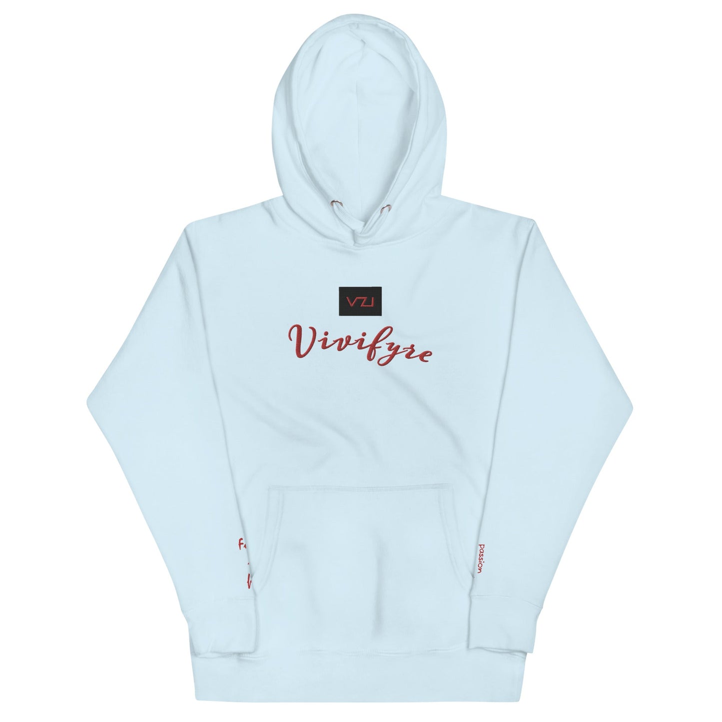 Vivifyre: Women's Hoodie - Cotton Heritage: Full Of Fire - Vazzari Couture