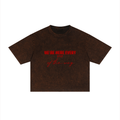Unisex Mineral Wash Boxy T-Shirt - We're here every step of the way