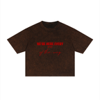 Unisex Mineral Wash Boxy T-Shirt - We're here every step of the way