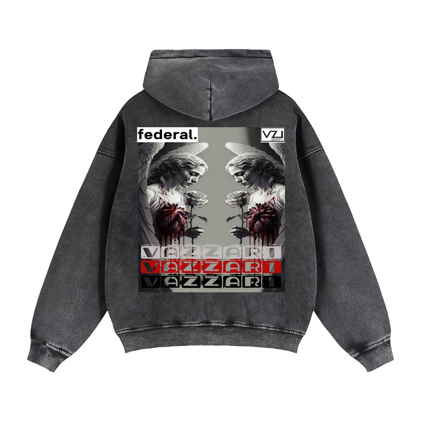 Zip-Through Boxy Fleece Hoodie