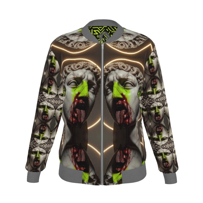 Women’s Reversible Silk Bomber Jacket — 5TH DENSITY | VAZZARI FORGED