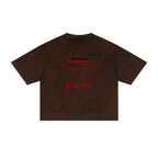 Unisex Mineral Wash Boxy T-Shirt - We're here every step of the way