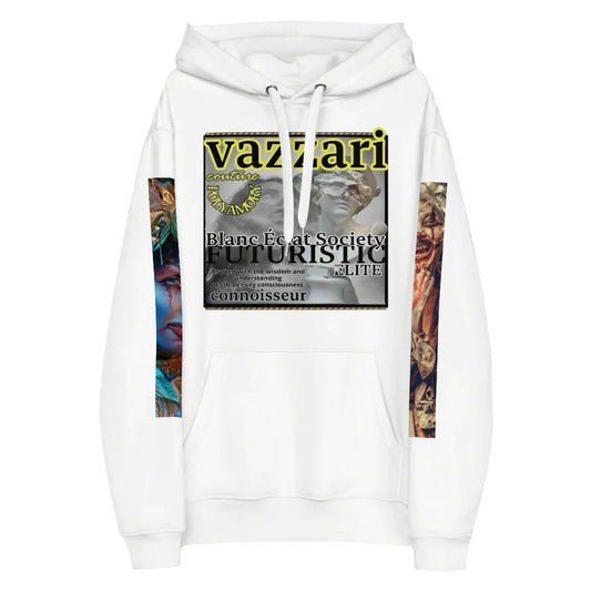 white futuristic hoodie