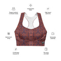 Crimson Deities : Longline Sports Bra - SuperSport, Endurance Series, Double-layered waistline band