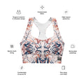 Cybernetic 2075 : Longline Sports Bra - SuperSport, Endurance Series, Double-layered waistline band