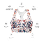 Cybernetic 2075 : Longline Sports Bra - SuperSport, Endurance Series, Double-layered waistline band