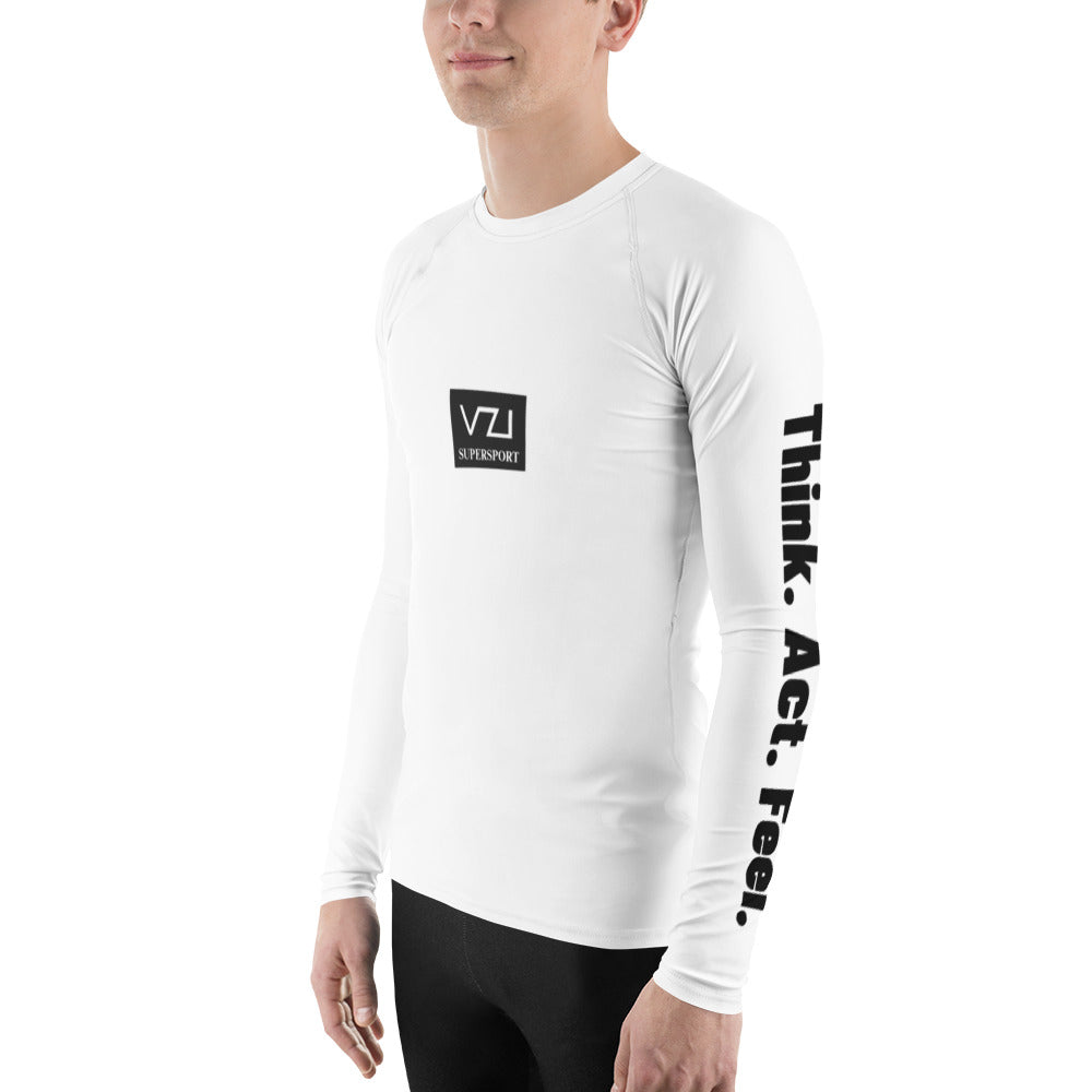 Men's Rash Guard - VZI SuperSport: UPF 50+, Slim-Fitted, Activewear, Long Sleeve