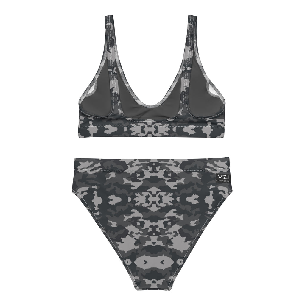 VZI Beachwear: Set - High-Waisted Bikini + Bra: Army 2075, Smart Occasion