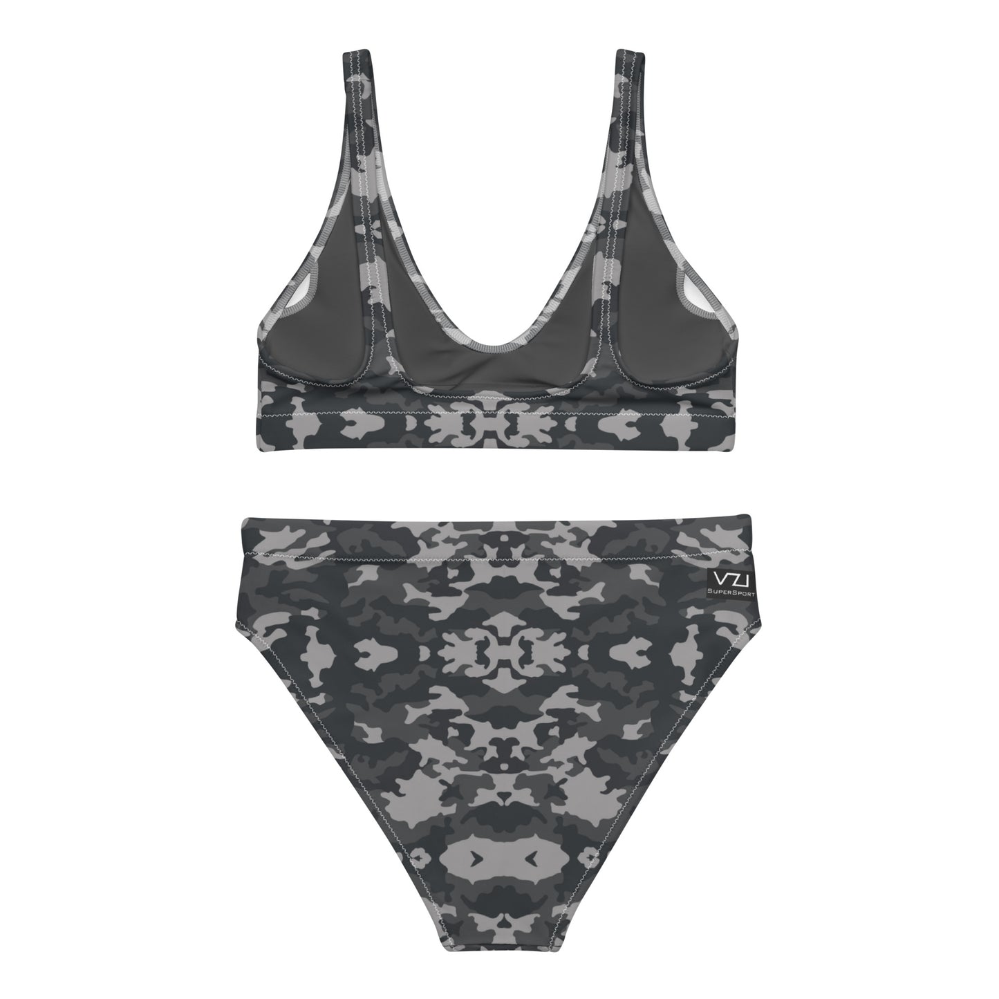 VZI Beachwear: Set - High-Waisted Bikini + Bra: Army 2075, Smart Occasion