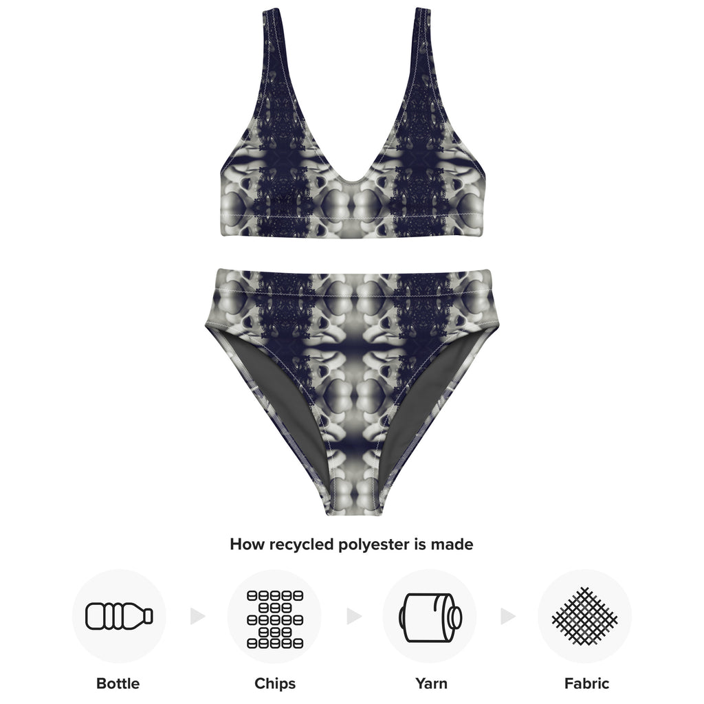 VZI Beachwear: Set - High-Waisted Bikini + Bra: Smart Occasion, The Spasm