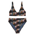 VZI Beachwear: Set - High-Waisted Bikini + Bra: Smart Occasion, The Cosmos
