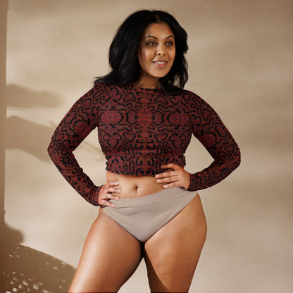 VZI Long Sleeve Crop Top