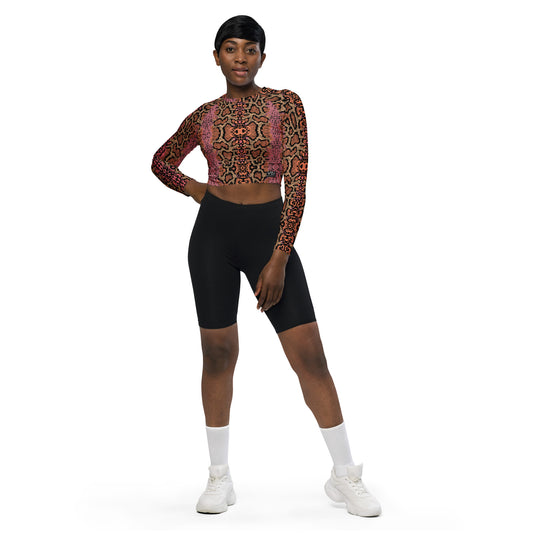 VZI Long Sleeve Crop Top