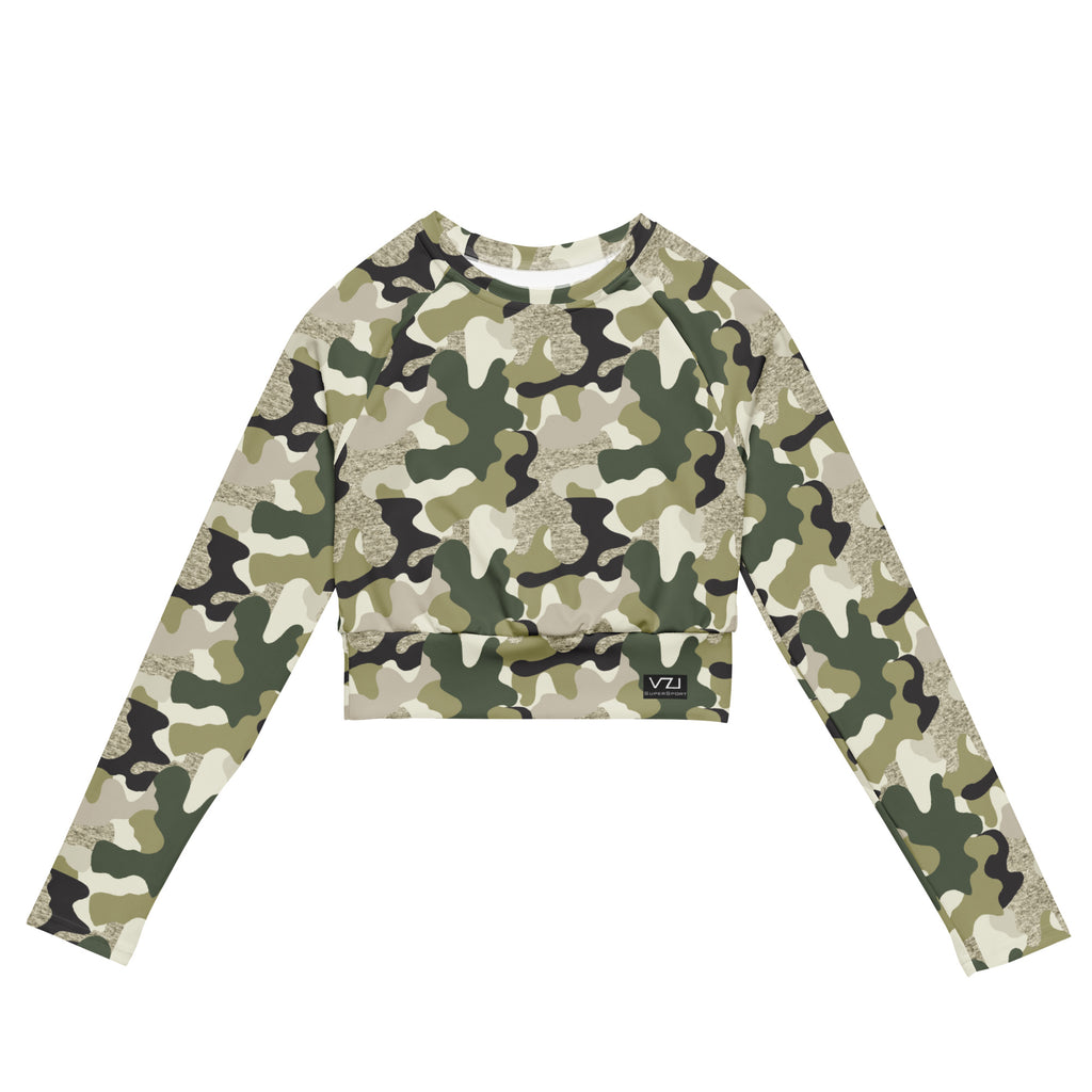 VZI Long Sleeve Crop Top