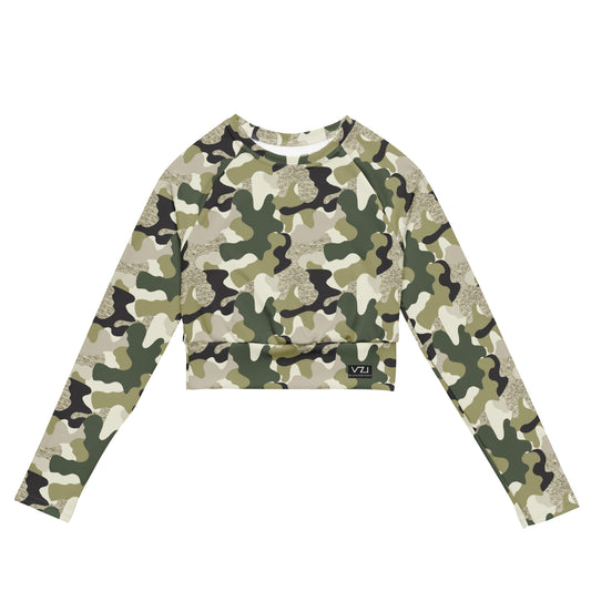 VZI Long Sleeve Crop Top