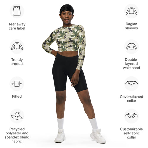 Long Sleeve Crop Top