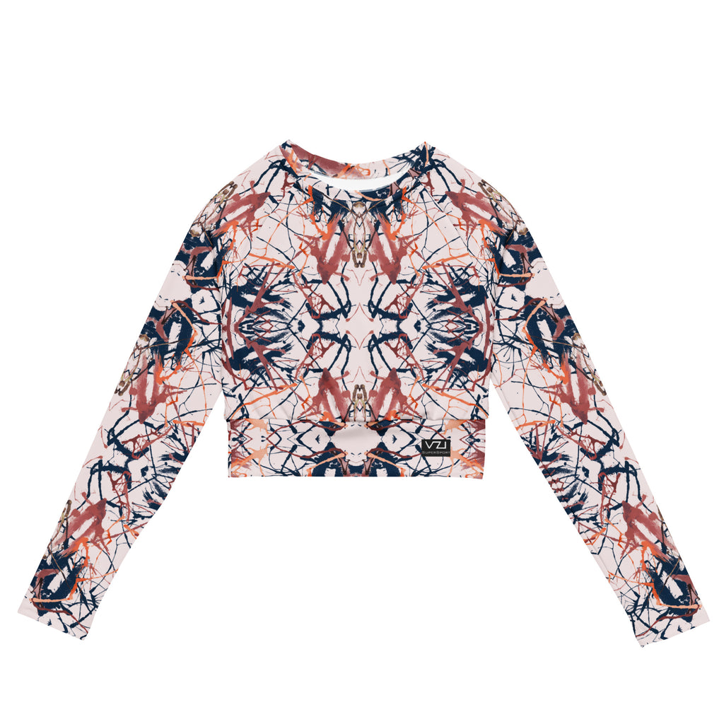VZI Long Sleeve Crop Top