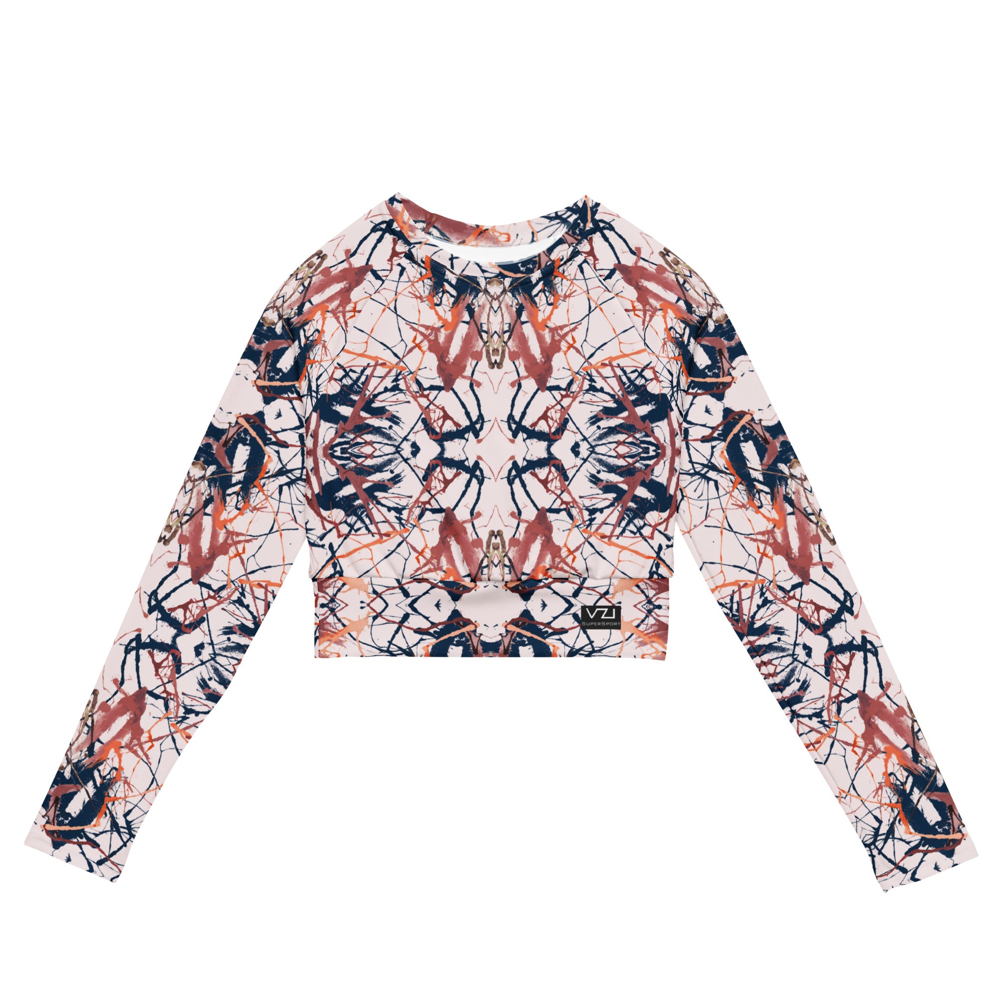 VZI Long Sleeve Crop Top