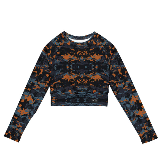 VZI Long Sleeve Crop Top