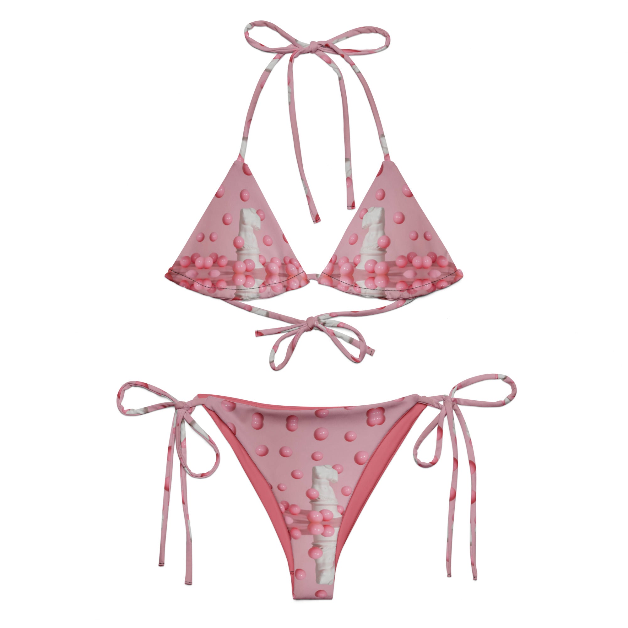 Unseen Aura: String Bikini - VZI Beachwear, Set, Removable padding, Soft and Strechy