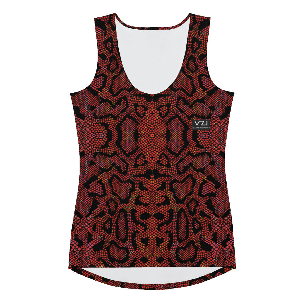 Crimson Serpent: Tank Top For Women's - Endurance Series, SuperSport, Essential Addition