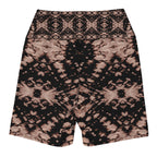 Bordeaux Enclave: Yoga Shorts For Women's: - SuperSport, Endurance Series, High waistband, Inner pocket