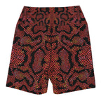 Crimson Serpent: Shorts For Women's: - SuperSport, Endurance Series, High waistband, Inner pocket